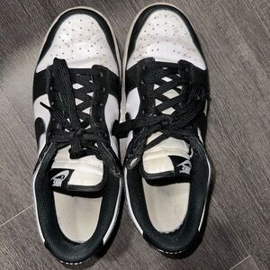 Nike Dunk Low Black and White Panda Sneakers Womens 10